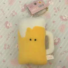 つぶらな瞳の居酒屋 ビールのぬいぐるみ