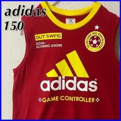 【良品】 adidas アディダス ビッグロゴ タンクトップ キッズ 150