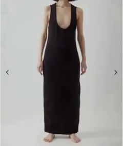 yo BIOTOP Long knit dress / 2 ブラック