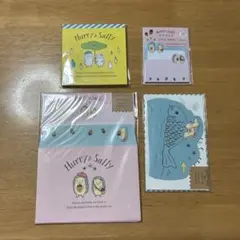 ハリネズミのハリー&サリー 紙物 4点セット