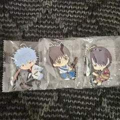銀魂　カプセルラバーマスコット02　銀時　高杉　新八
