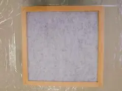 ledmomo コルクボード 掲示板 正方形 30*30cm フェルト グレー