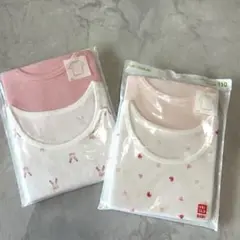 UNIQLO BABY コットンフライスインナー　110 2枚入✖️2セット