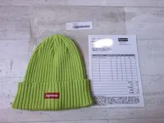 【レア色】19ss Supreme Overdyed Beanie Lime