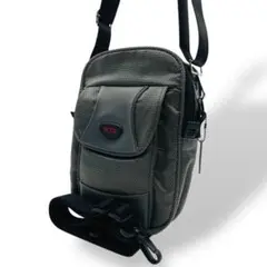 美品 TUMI ショルダーバッグ ナイロン グレー 斜め掛け 580PW