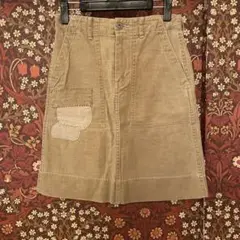 【DENIM DUNGAREE】バックサテンスカート 140サイズ
