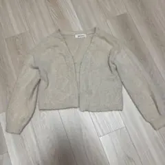 MISCH MASCH Mサイズ ベージュふわふわカーディガン