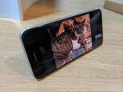 【新品未使用】超薄型折りたたみ式スマホスタンド 黒 iPhone対応 動画視聴