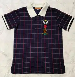 CASTELBAJAC チェック柄ポロシャツ 110cm