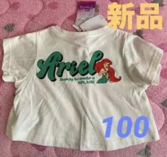 新品Disneyアリエルビスチェ風Tシャツ❤️100サイズ①②③