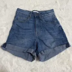 H&M デニムブルー ショートパンツ 150cm