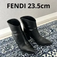 連休セール!早い者勝ち!Fendi フェンディ ブーツ ブーティ ハイヒール 黒