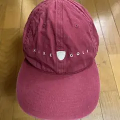 90s nike golf cap vintage red y2k キャップ