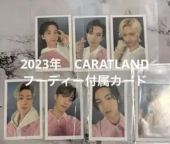 2023年　CARATLAND フーディー付属カード　セブチ