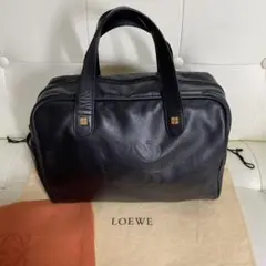 ほぼ 未使用 LOEWE オールド ロエベ アマソナ28 レザー ハンド バッグ