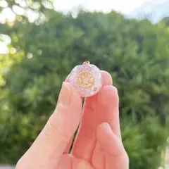 【SALE】オリジナルオルゴナイトペンダント 3種類のメモリーオイル封入