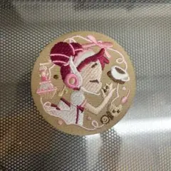 おじゃ魔女どれみ 刺繍缶バッジビスケット どれみパティシェ衣装