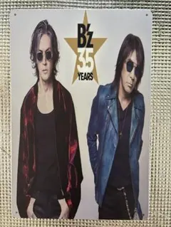 新品　B'z オマージュアルミプレートブリキ看板④