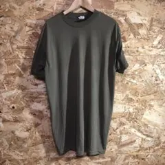 【 7202番】アーミー　Tシャツ USA メンズ L カーキ系色