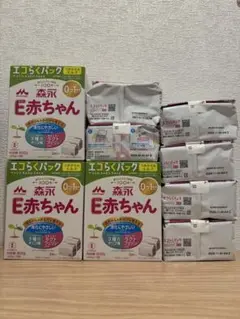 E赤ちゃん　粉ミルク　エコらくパック　6箱分