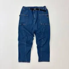 GRIP SWANY サルエル ストレッチ キャンプ パンツ デニム サイズ S