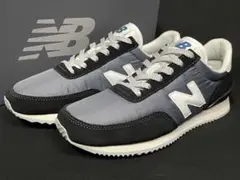 【極美品】New Balance NB 720 D ブラック系 23.5 レザー