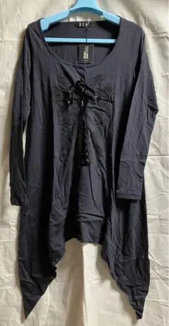 BLACKPEACE NOWタグ付き新品編み上げプリント長袖Tシャツ新品未使用品