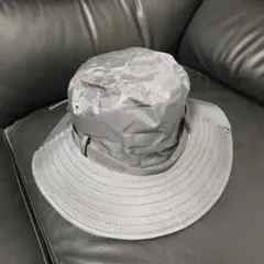 グレー バケットハット 防水素材