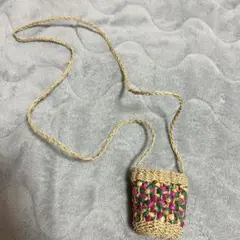 カゴ　ポシェット　ショルダーバッグ