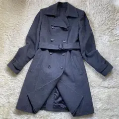 美品 アナイ ウールカシミヤ ダブルフェイス ロング コート