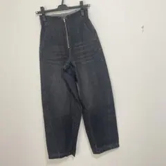 トランテアンソンドゥモード フロントジップカーブデニムパンツ 24