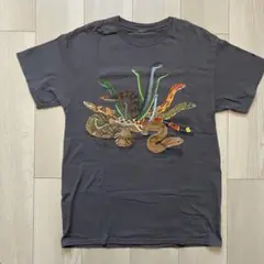 90's USA製　アニマル　Tシャツ　蛇