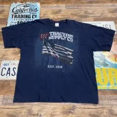 企業　TRACTOR SUPPLY CO 星条旗　Tシャツ　GILDAN