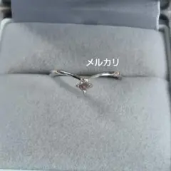 スピネル　シルバー925 　リング　フリーサイズ　美品　新品未使用