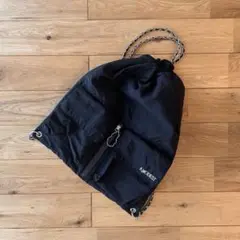 modest mood amodest ブラック リュック ナップサック Amodest Bag | ファッション通販サイト NUGU
