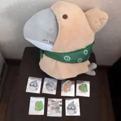 映画　おでかけ子ザメ　とかいのおともだち×GiGO限定 ぬいぐるみとステッカー