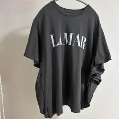 LAMAR オーバーサイズ Tシャツ 黒