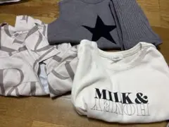 ダーリッチ　ロゴシャツ　アンドハニーTシャツ　スターニットシャツ