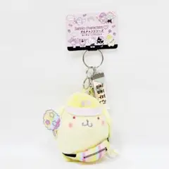 ポムポムプリン　マスコットホルダー　オルチャンシリーズ　サンリオ　キーホルダー