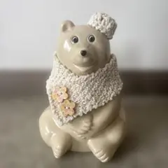 【匿名配送】しろくま貯金箱 サマーショールとミニ帽子　セット