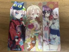 コミックキューン　10周年記念　特典　クリアしおり　3種セット