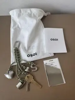 OSOIバッグチャーム　キーホルダー　別注　完売品！！完売色！！ OSOI キーホルダー・キーリング・バッグチャーム - メルカリ