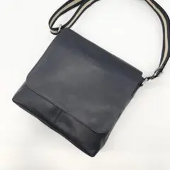 美品✨コーチ ショルダーバッグ チャールズ レザー ネイビー F72362