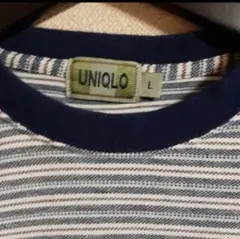 OLD UNIQLO ボーダーTシャツ 緑タグ80s