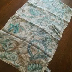 972S 超美品 サルヴァトーレフェラガモ ショール シルク100% 花柄