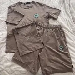 GU UNDERCOVER Disneyラウンジセット ブラウン Sサイズ