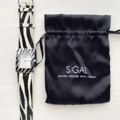 SiGAL 腕時計　ゼブラ柄　QVC 通販