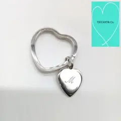 Tiffanyu0026Co. ミッドスプリットキーリング イニシャルM