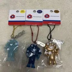 ミャクミャク会場限定ゴールドキーホルダー3体セット