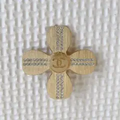 レア 超美品 シャネルCHANEL クローバーブローチ
